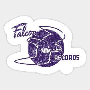 Falcon Records Sticker